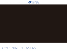Tablet Screenshot of colonialcleaners.com